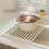 304 Stainless Steel Kitchen Drain Rack, Foldable Sink, Drain Basket, Sink Storage Rack, Roller Shutter, Silicone Drain 5