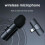 (Apple interface charging version) Wireless Lavalier Microphone Mic For Android Phone iPhone ipad Vlog Live Stream 3