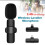 (Apple interface charging version) Wireless Lavalier Microphone Mic For Android Phone iPhone ipad Vlog Live Stream 5