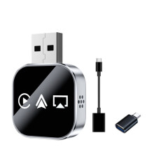 Draadloze Carplay-Adapter 3-in-1 Carplay Airplay voor Android Auto USB-Dongle Bekabelde Carplay Naar Draadloze Plug B