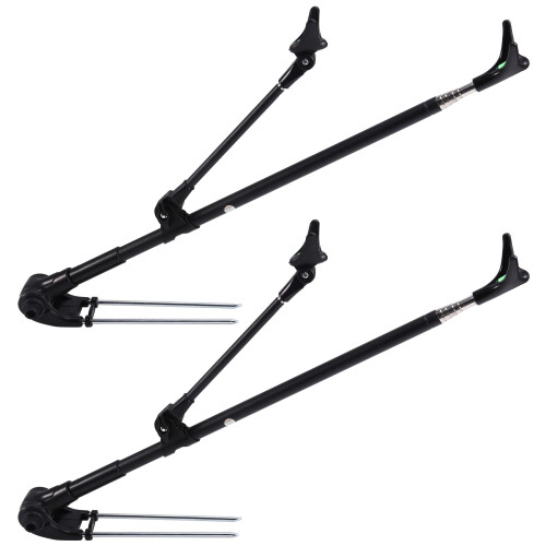 Support de Canne à Pêche Télescopique Épais à Double Usage, 2,4 M