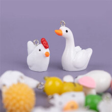 44 Pack Résine Animal Charmes Mignon Pendentifs Animaux Ferme Bijoux Fournitures DIY Accessoires pour Collier Boucle D'Oreille