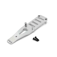 RC Biluppgradering Chassis Second Floor Kit för  1/12 124006 12423 12427 12428 Pro RC Biluppgradering Delar Silver