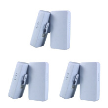 6x Router WIFI per Esterni Bridge Wireless 2.4G Ripetitore Wi-Fi 300 Mbps Amplificatore di Segnale Wi-Fi da Punto un Punto Portata 1 Spina Europea