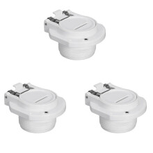 3PCS GW9530 Swimming Pool Suction Joint Replacement Connector for Free Rotation Vacuum Vac Lock Buckle