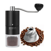 Manual Coffee Grinder with Ceramics Burr Press Hand Maker with Built-in Burr Coffee Bean Grinders