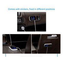 40W 8  USB Car Charger QC3.0 PD Type C Fast Phone Charger with LED Display Multi USB Charger