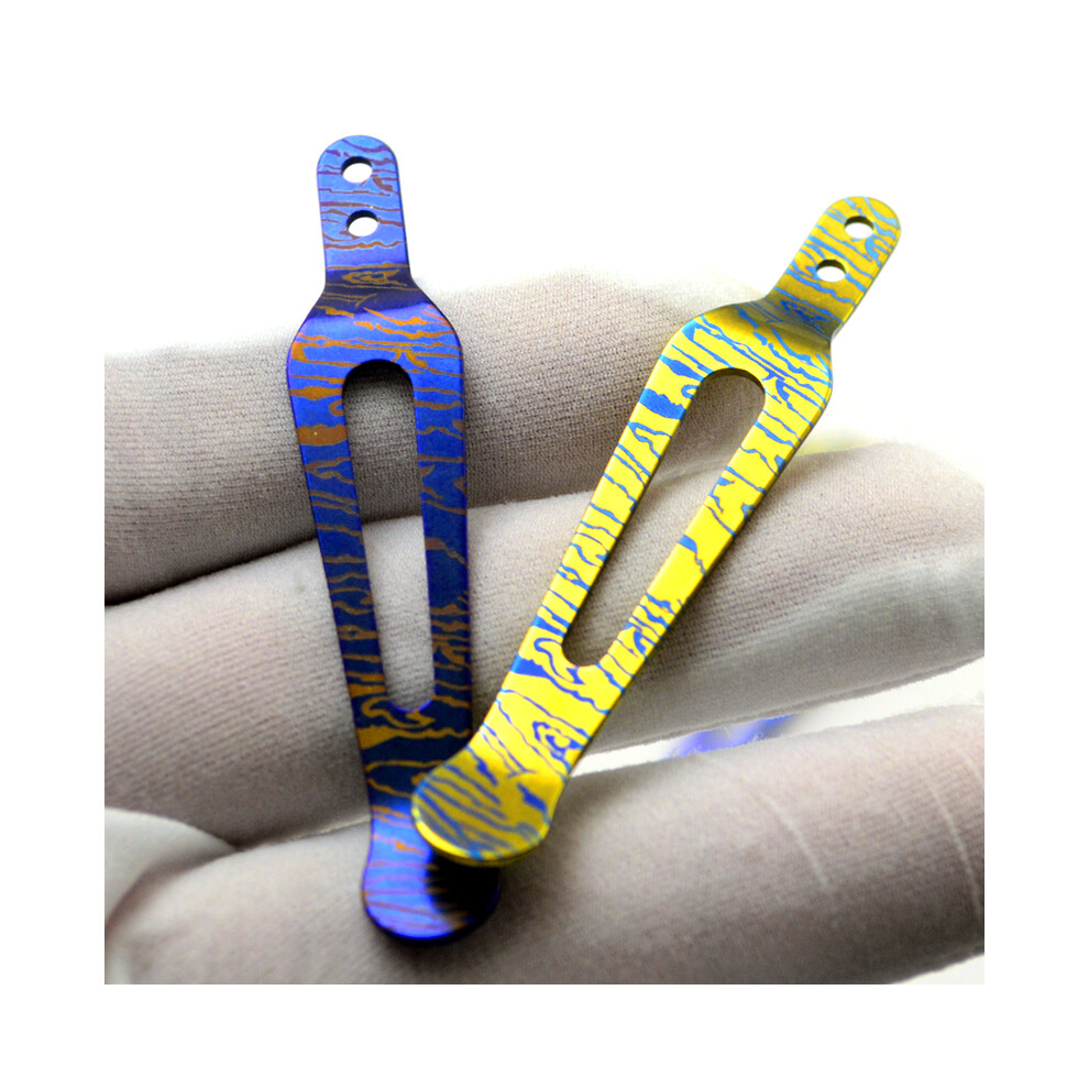 (Purple) Titanium Standoffs Alloy Back Clip Pocket Clip For Rick Hinderer Xm-18/Zt 0055 Purple 320997703037