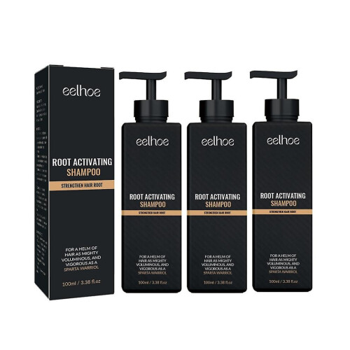 3pcs Root Activator Shampoo Hair Loss Shampoo Root Activator