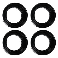 4X 3D Printer Pen Filament 1.75mm PLA 10M(Black PLA)