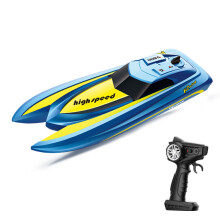 Ferngesteuertes Speedboot Blau 600mAh 29.0x9.5x5.0cm