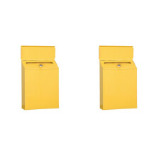2Pcs Mailbox with Lock Wall Hanging Key Hanging Box is Suitable for Small Mailbox Letters with Iron Door
