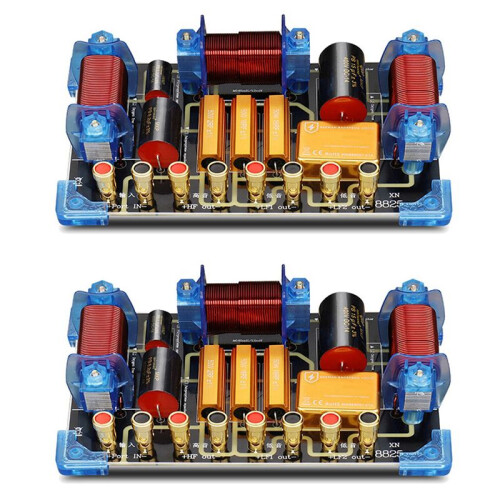 2X 1800W Audio Frequency Divider Two Way Speaker Crossover 12 15 Inch Stage Performance High Power Frequency Divider
