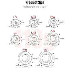 Drill Stop Bit Collar Set, 18PCS Adjustable Drill Depth Stop Collar Limit Ring with Carbon Steel Set for Drill Bits