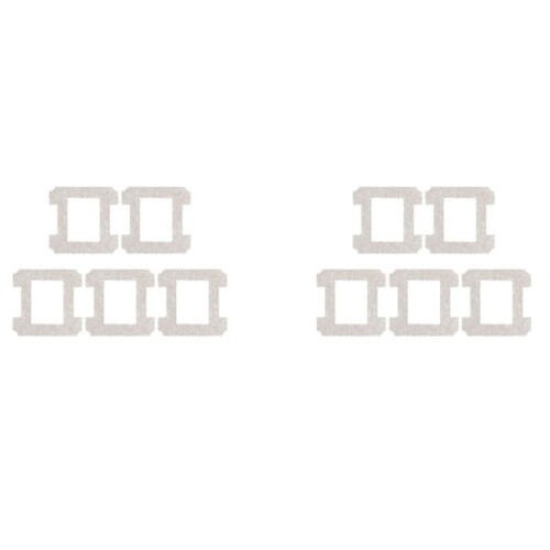 10X Cleanable And Reusable Microfiber Mop Cloths for  WINBOT W1 W1 Pro Window Cleaning Robot