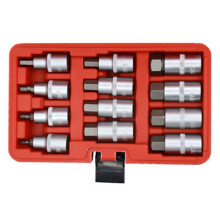 36Pcs 1/2 Inch Drive Impact Hex Bit Socket Set H5 H6 H7 H8 H10 H12 H14 H16 H17 H18 H19 H22 Hex Key Sockets Set Hand