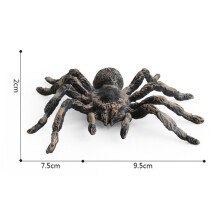 10 Piezas 9,5 cm Gran Falso Juguete Modelo de Insecto Araña Realista Divertido Accesorio Aterrador de Halloween