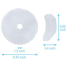 50 Pieces Compatible Cloth Dryer Exhaust Filter Set Replacement for Panda/Magic Chef/Sonya/Avant