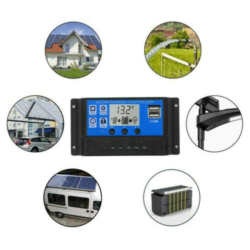 2X 180W Solar Panel Kit 12V Battery Charger with 100A Controller for Caravan Boat RV