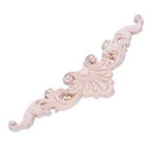 6X Wood Carved Corner Onlay Applique Frame Decor Furniture Unpainted Type:20 X 5cm
