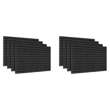48St 30X30X2,5cm Ljudisolering Bomull Ljudisolering Skum Ljudisolering Skum