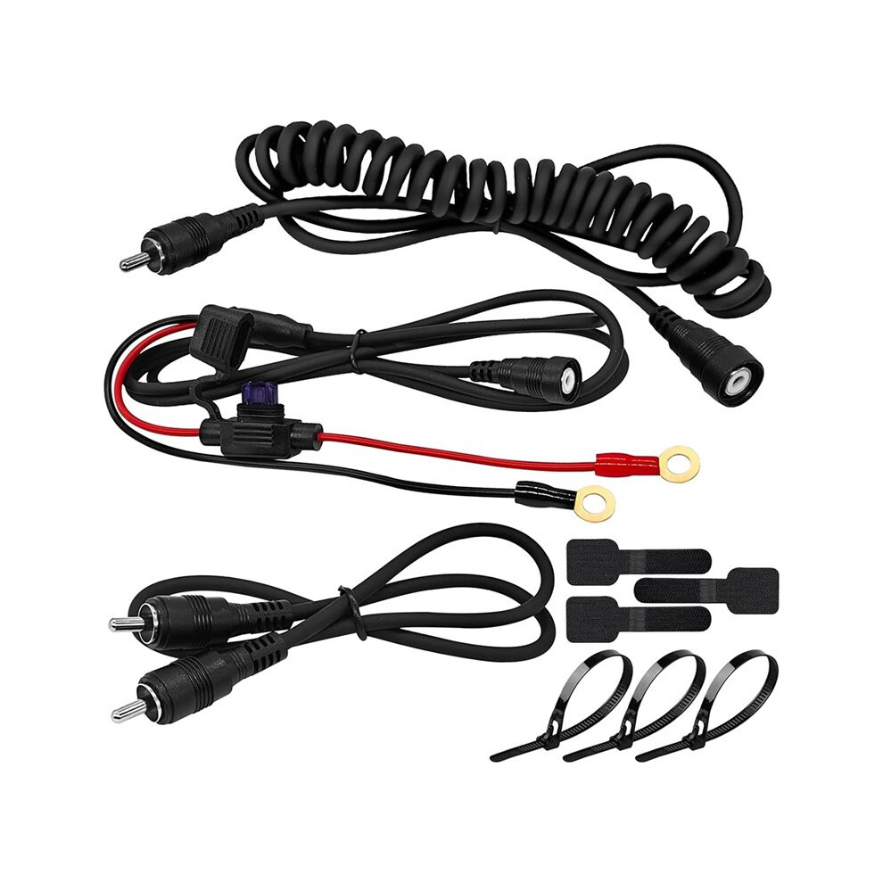Snowmobile Helmet Heated Shield Cord, For Rca Plug Heated Cord For Heated Most Electric Shields, Helmet, Visor Port 6032785993844