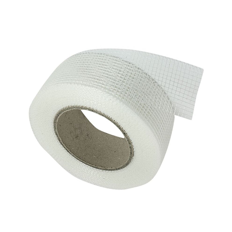 White 4X Self-Adhesive Fiberglass Mesh Tape For Cracks Holes