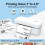 X4 Thermal Label Portable Printer for 4x6 Mailing Packages Printing  & Automatic Label Recognition EU Plug 1