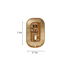 15Pcs NFC Flash Nail Sticker LED Bare Chip Intelligent Luminous Nail Lamp Nail Sticker Enhancement, Light