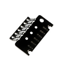 3X 6 Strings Tremolo Bridge Plate Ersättningsdelar för Strat Electric Guitar Tremolo System Bridge