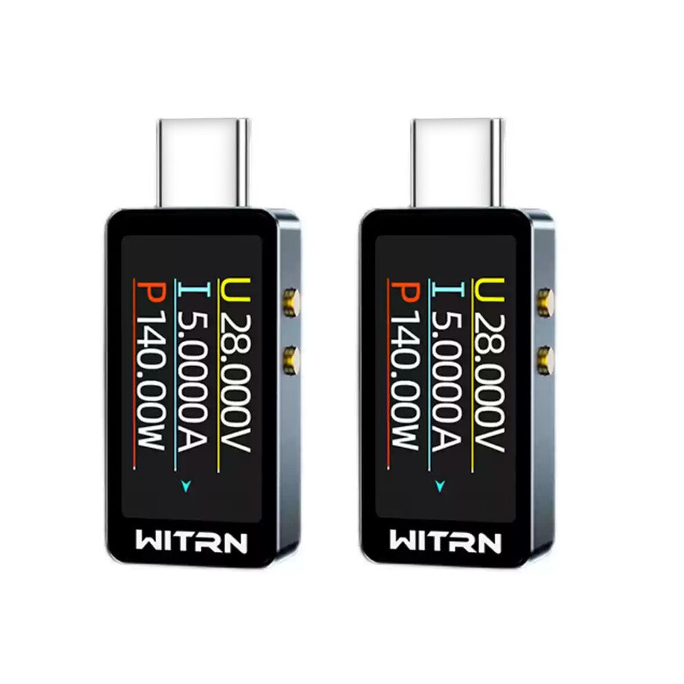 2X Witrn Cc1 Usb Voltage & Current Meter Tester, Pd3.1 Digital Display, 28V Type-C Power Meter 6033970336798