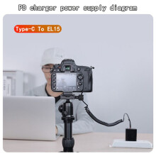 2X EN-EL15 Dummy Battery Power AC Adapter for D7000 D7100 D7200 D750 D800E D810A Z5 Z6 Z7 II Camera Charger
