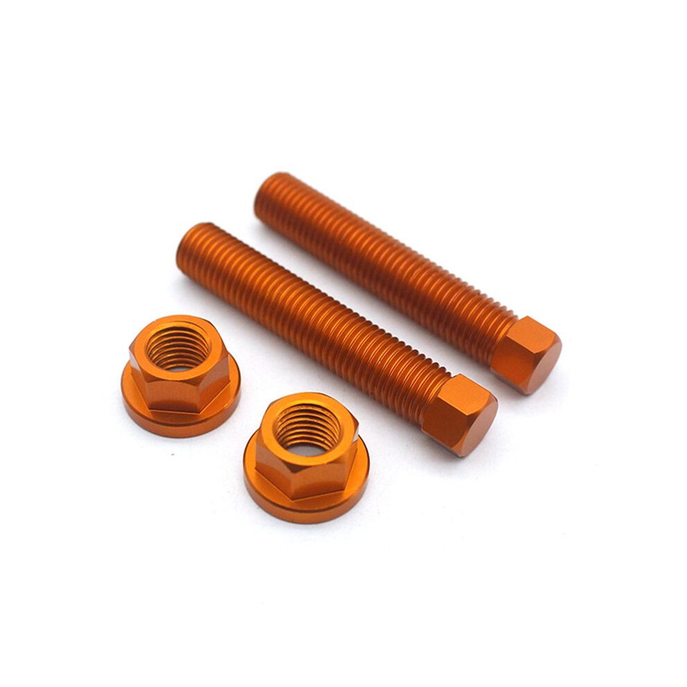 8X Rear Axle Blocks Chain Adjuster Bolt Screw For Sx Sxf Excf 125 150 250 350 450 530 690 990 1190 Adventure(Orange) Orange 6031167521286