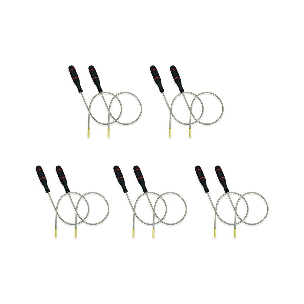 10Pcs Flexible Magnetic Pickup Tool, 23.6Inch Long Flexible Bend-It Magnet Snake Pickup, Bendable Magnetic Pickup 2Lb 6033952725336
