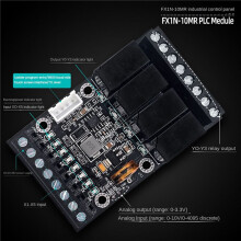 2X FX1N-10MR PLC Industrial Control Board+Case PLC Module Analog Input/Output Programmable Delay Relay Module