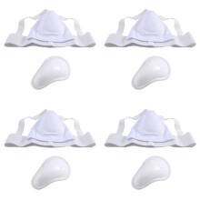 4X Groin Protector Cup Men, Boxing Kickboxing Muay Groin Guard, Ventilated Adjustable, Karate Fighting Training S