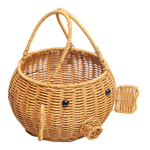 Elegante handgewebte dekorative-Sparschweinkorb