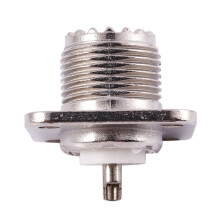 4X UHF Female SO239 Panel Chassis Mount Flange Deck Mount Solder Cup RF Connector