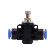 Leichte pneumatische Schlauchkupplung, einfache-Blau 4mm