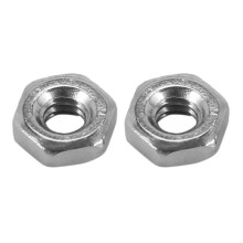Metric M2 Hex Nuts 304 Stainless Steel Fastener DIN934 200Pcs for Bolt