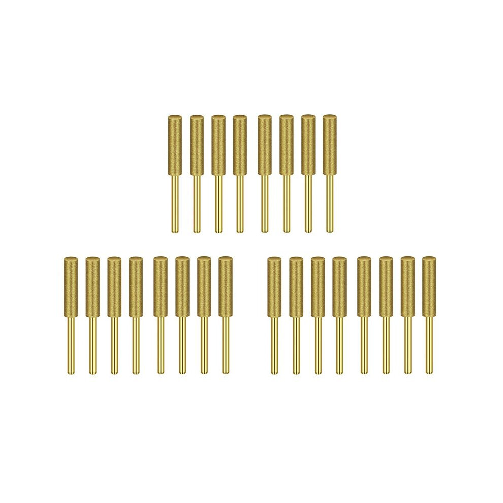 24Pcs High Hardness Diamond Chainsaw Sharpener-Stone File,Diamond Sharpening Wheels Chainsaw File(5/32 Inch, 4.0Mm) 6031559372816