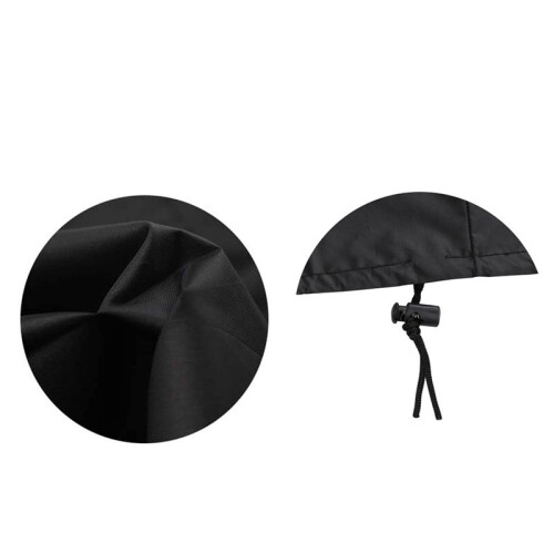 4pcs 8Ft Billiard Pool Table Cover with Drawstring Durable Waterproof Table Cover for Rectangle Table, Black