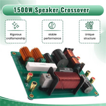 2X Two-Way Speaker Crossover Professional Stage Performance 1500W Frequency Divider för Enkel 15 Tum 18 Tum Högtalare