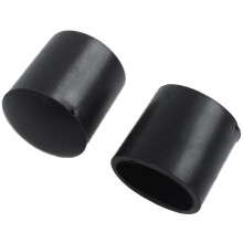 Rubber Caps 240-Piece Black Rubber Tube Ends 10mm Round