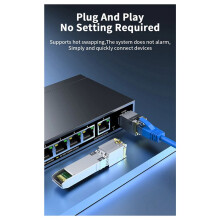 3X 10G-SFP+-Modul 10GbE-Kupfer-SFP-Module, Optischer Port, Umgewandelt in RJ45-Ethernet-Port, Gigabit-1000M-Transceiver-Modul