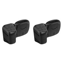 2X Phone  Handheld Sefile Stick Handle Stabilizer Vlog Selfie Fill Light Photography Accessories Black