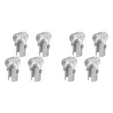 1-3/8 Zoll X 1-3/8 Zoll Endschienen-T-Klemme, T-Klemme für Maschendrahtzaun Aus Verzinktem Stahl, Endschienenklemme für Rohre mit 1-3/8 Zoll