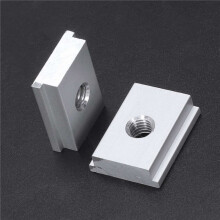 10Pcs M8 T-Track Slider Sliding Nut Aluminum Alloy T Slot Nut For Woodworking Tool Jigs Screw Slot Fastener