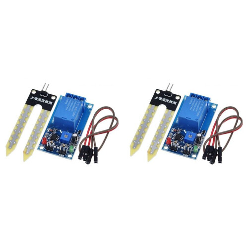 2X  5V Soil Moisture Sensor Relay Control Module Automatic Watering of the Humidity Starting
