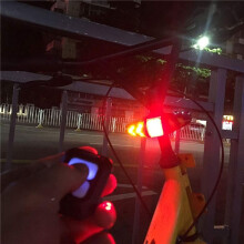 2X Bike Tail Light with Turn Signals, USB Rechargeable Ultra Bright LED Safety Warning Bike Brake Rear Lights for Bike